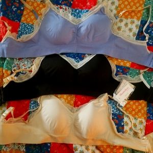 Set of 3 Nursing Bras